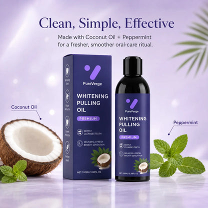 PureVerge® Whitening Coconut Pulling Oil