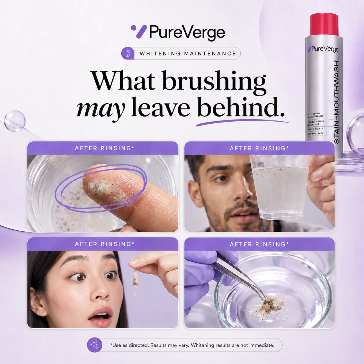 PureVerge© Stain Whitening Mouthwash