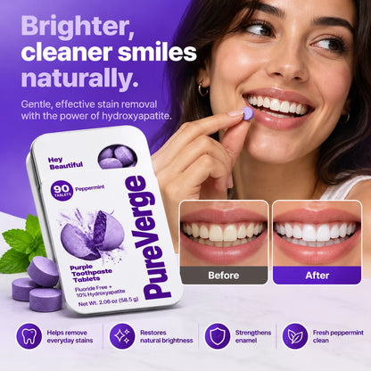 PureVerge® Hydroxyapatite Toothpaste Tablets
