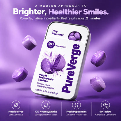 PureVerge® Hydroxyapatite Toothpaste Tablets