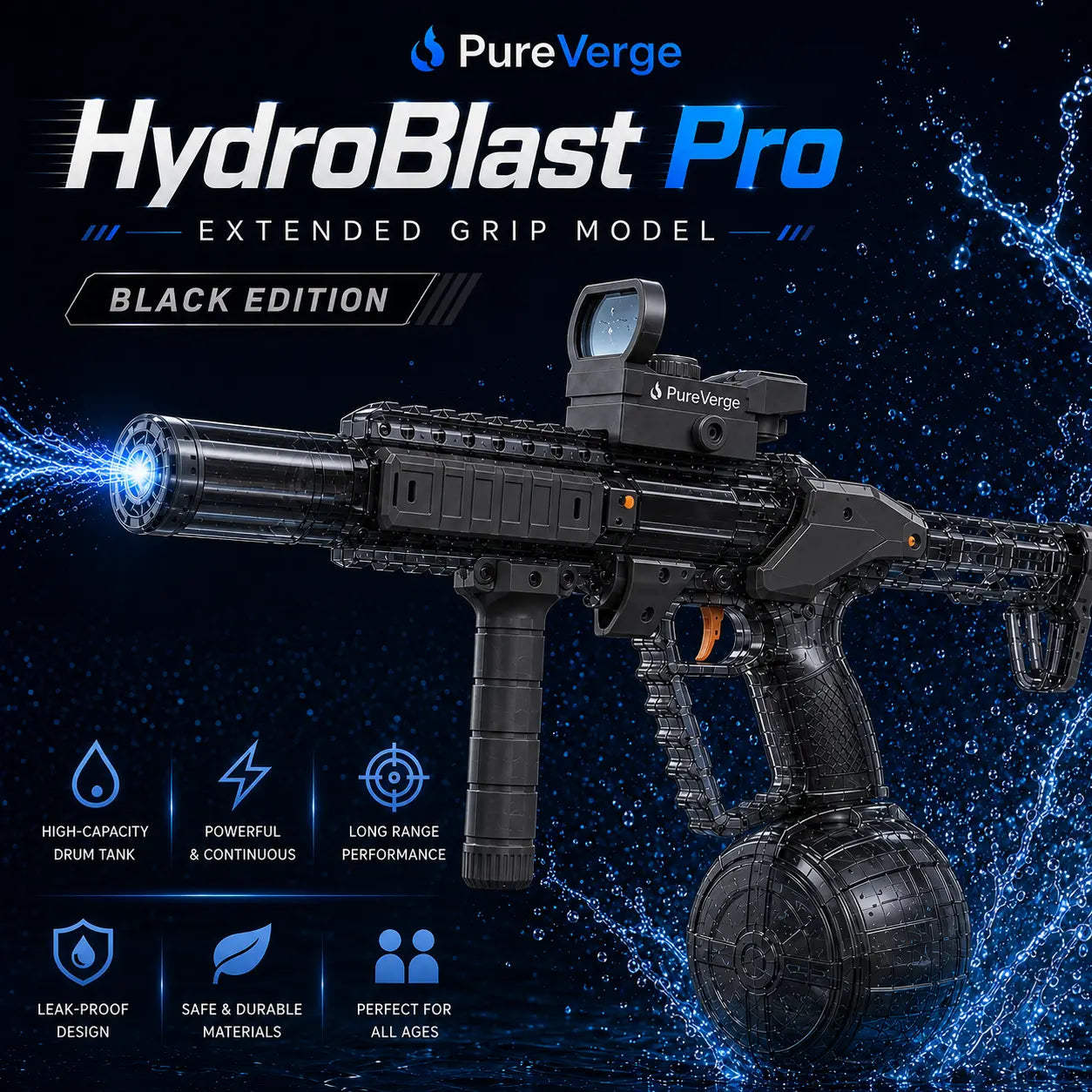 PureVerge HydroBlast™ Bláster de Agua