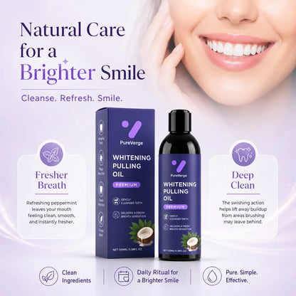 PureVerge® Whitening Coconut Pulling Oil
