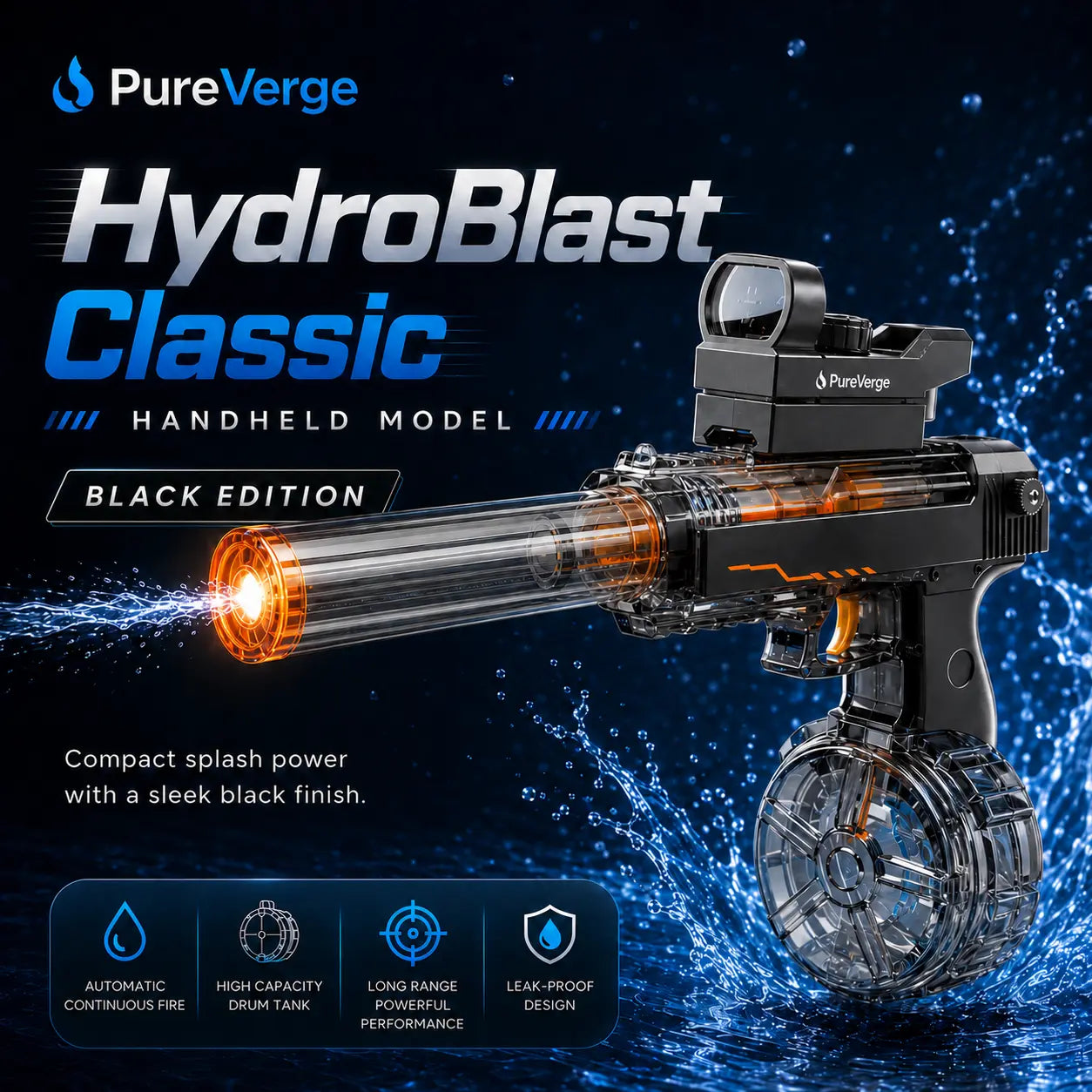 PureVerge HydroBlast™ Bláster de Agua