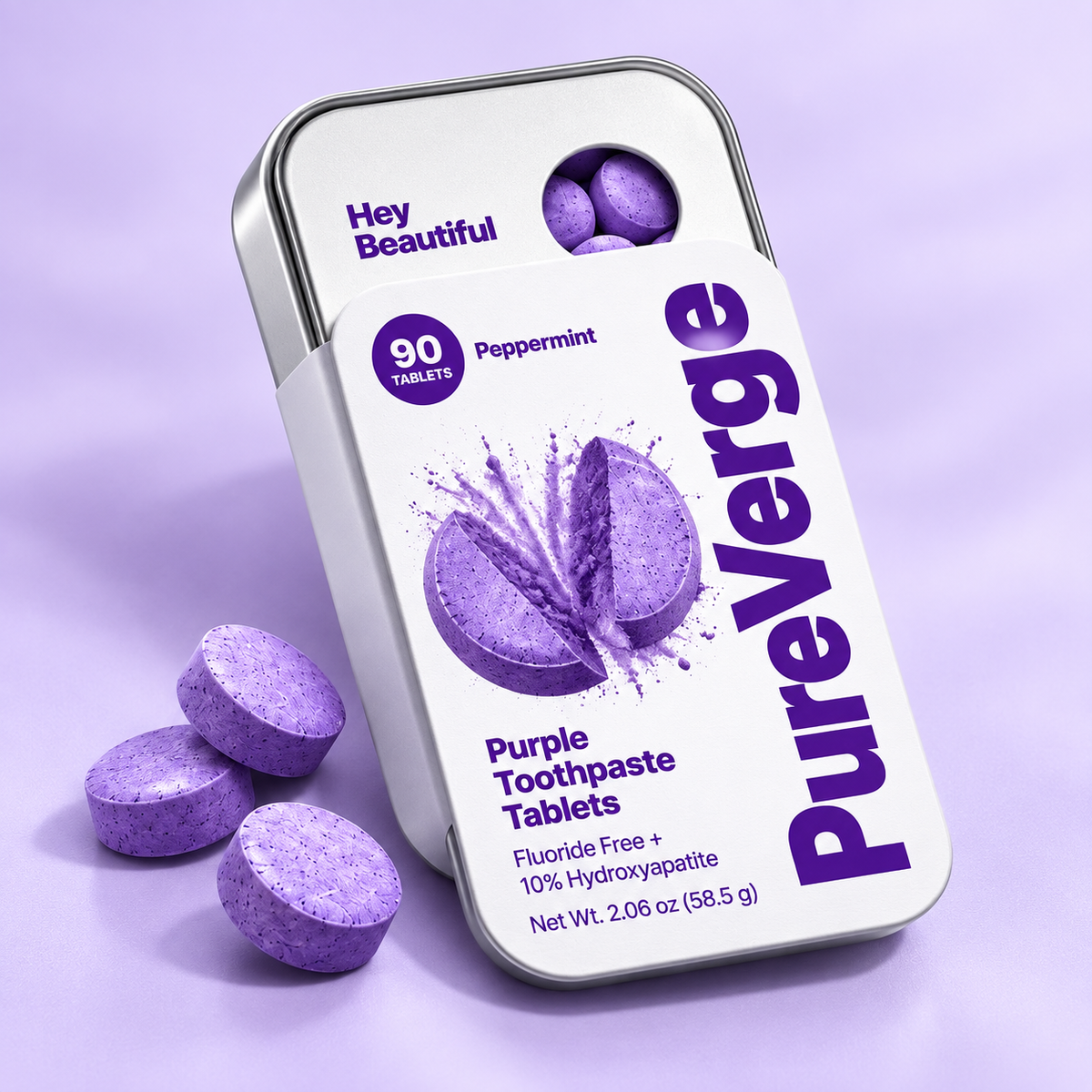 PureVerge® Hydroxyapatite Toothpaste Tablets